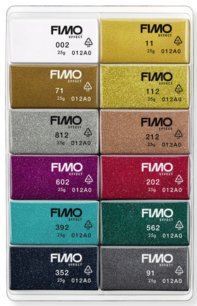 FIMO Efekt SPARKLE sada 12 farieb 25 g