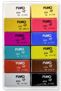 FIMO LEATHER Efekt sada 12 farieb 25 g