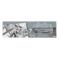 Cretacolor Monolith Graphite /Set 7 ks/ kovový box