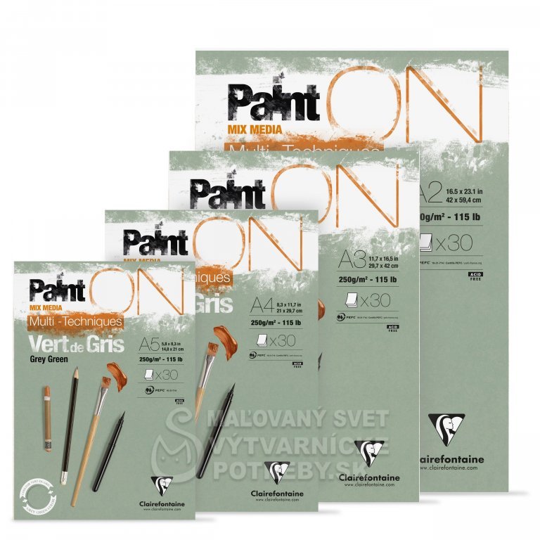 Clairefontaine PAIN ON  / VertdeGris