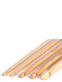 Bambusový háčik na háčkovanie