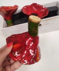 Mak záhradný keramický malý