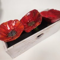 Mak záhradný keramický malý