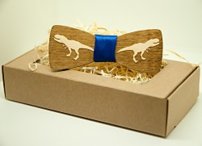 Drevený Motýlik - Detský - Tyrannosaurus