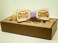 Drevený Motýlik - Detský - Auto