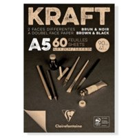 Clairefontaine KRAFT/ Brown&Black
