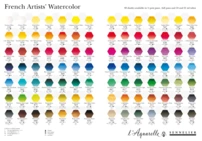 Akvarelová farba v kocke