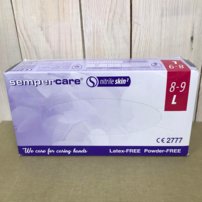 Rukavice L - Nitrilove Semper-CARE 200 ks