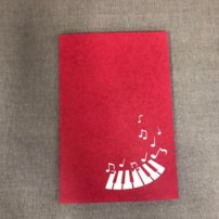 3D Pohľadnica - Klavír