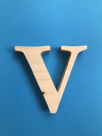 Drevené písmeno 3D prírodné