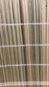 Pletená prírodná zástena