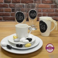 Cadence Glass Chalkboard - Tabuľová farba na sklo a porcelán, čierna