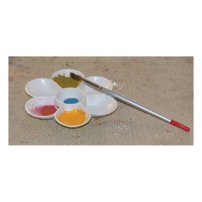 Plastová paleta s jamkami, kvet, 17 cm