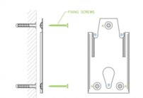 Držiak na stenu na regulátor BENTRUP