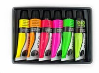 Akrylové farby Neon  & Glow   /  Simply 12 ml x 6 ks