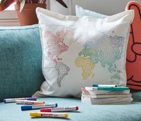 EDDING sada fixiek na textil, 5 studených odtieňov