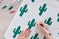 EDDING sada fixiekna textil, 5 základných odtieňov