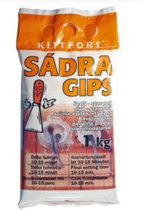 Sádra modelárska biela, 1kg