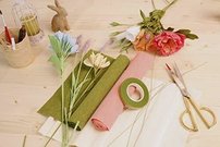 Krepový papier Clairefontaine - pastelové farby