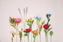 Krepový papier Clairefontaine - pastelové farby