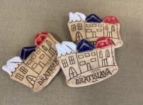 Magnetka trojdomček Bratislava