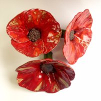 Mak záhradný keramický stredný