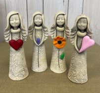 Anjel Matilda veľká dlhé vlasy