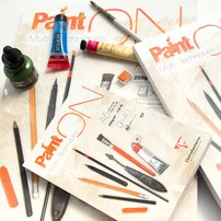 Clairefontaine Paint ON /Mix media