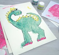 Prstové farby, metalické - MUCKI 4 x 150 ml