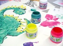 Prstové farby, kreatívny set - MUCKI 5 x 50 ml