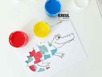 Prstové farby, kreatívny set - MUCKI 5 x 50 ml