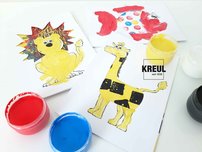 Prstové farby, kreatívny set - MUCKI 5 x 50 ml