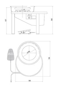Hrnčiarsky kruh RK 55 SHIMPO