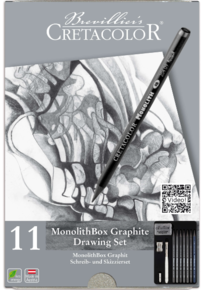 Cretacolor Monolith Box Graphite Drawing Set /SET 11ks/