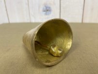 Mosadzný zvonček oválny 7 cm